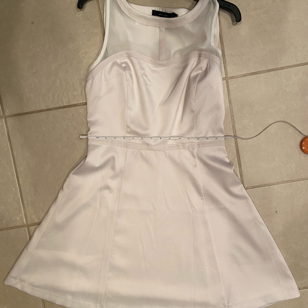 Illusion Neckline Dress
